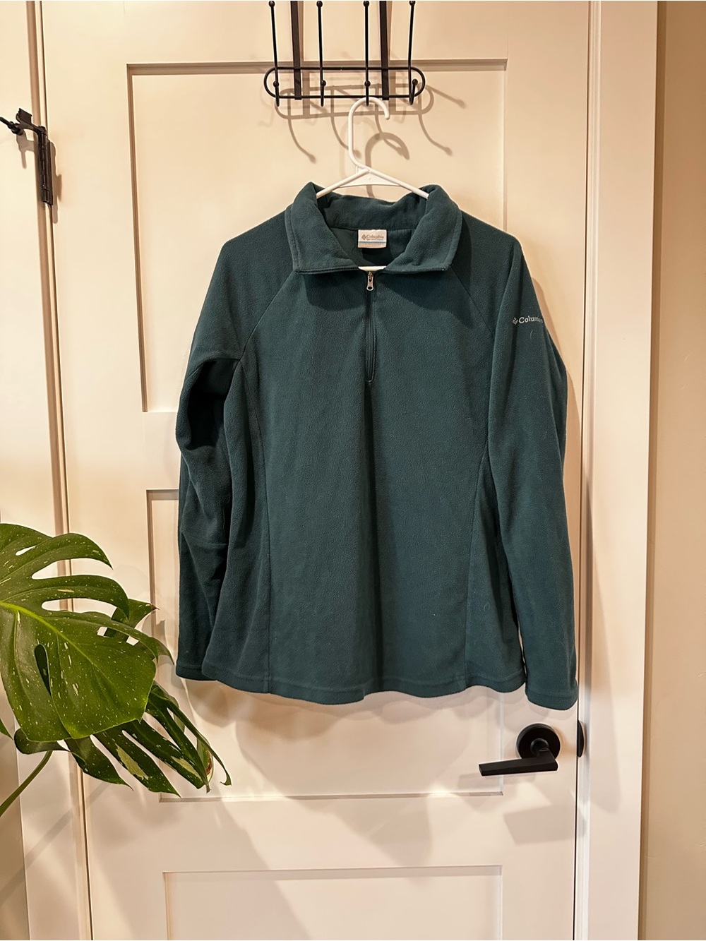 Columbia Women's Teal Half-Zip Fleece Pullover